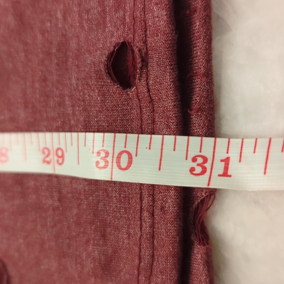 Local Lab Women's T- Shirt XL 3D Rose Embroidered Factory Distressed Holes NWOT - Picture 12 of 12